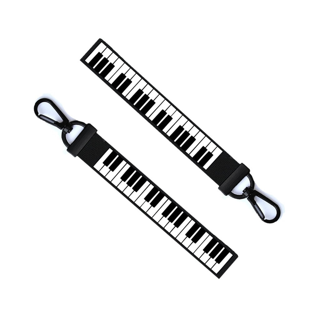 Music Piano Keyboard Key Ring tag