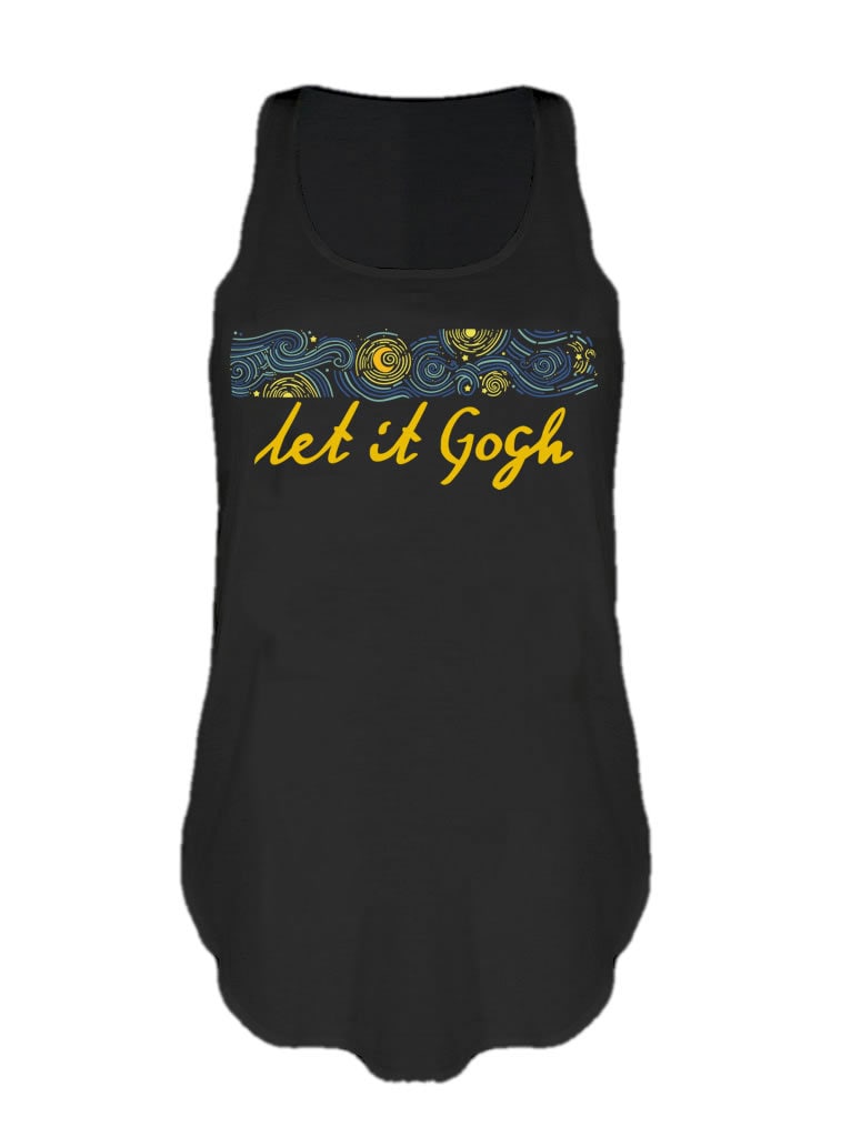 Let it Gogh Did It Tank top Van Gogh Starry Night art Inspired Vest