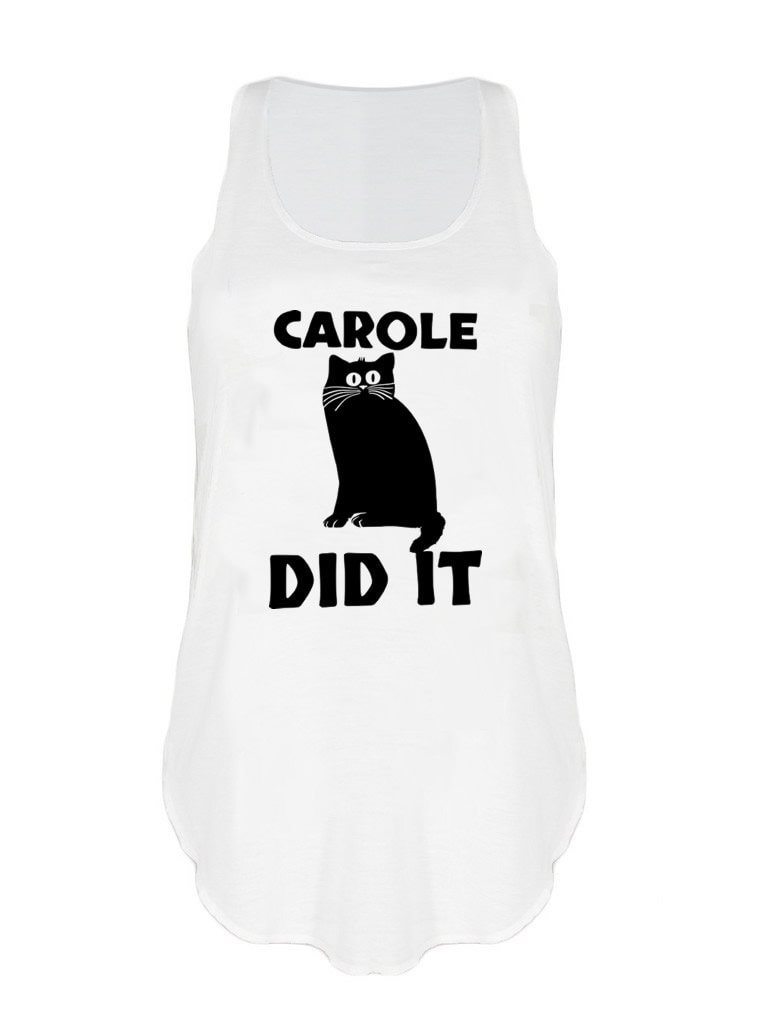 Carole Baskin Did It Tank top Funny Joe Exotic The Tiger King Cat Rescue Vest