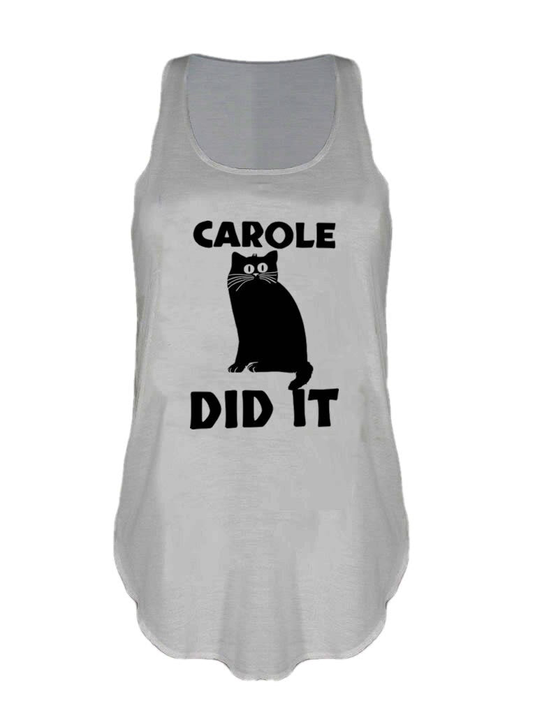 Carole Baskin Did It Tank top Funny Joe Exotic The Tiger King Cat Rescue Vest