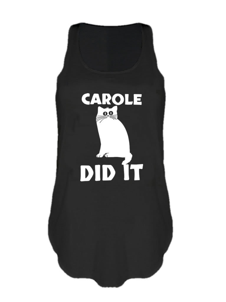 Carole Baskin Did It Tank top Funny Joe Exotic The Tiger King Cat Rescue Vest