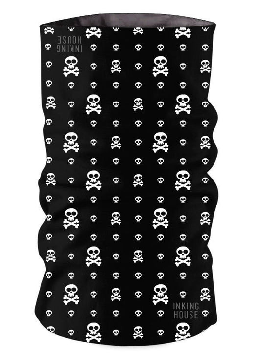 Seamless Tube Scarf Face Mask Biker Balaclava Danger pirate skull face covering