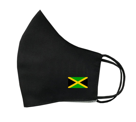 Jamaican Flag Face Mask Protective Covering Washable Reusable Breathable Cover Jamaica