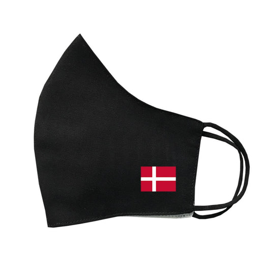 Denmark printed Mask Protective Covering Washable Reusable Breathable danish flag