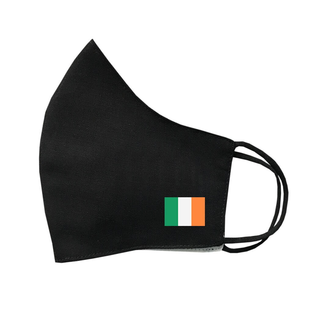 Ireland Flag Mask Protective Covering Washable Reusable Breathable Irish Mask