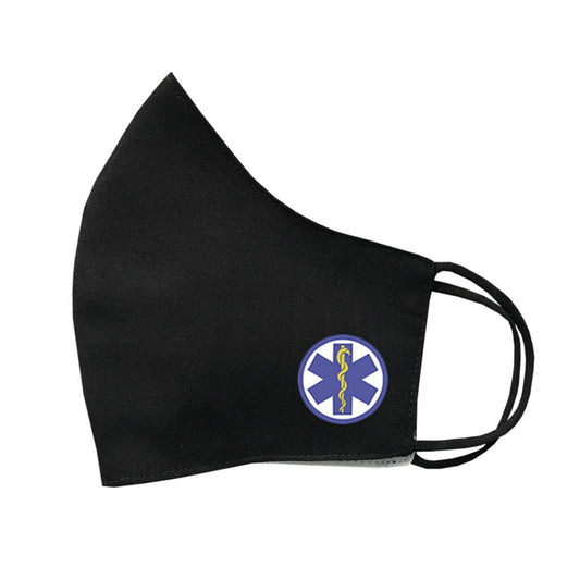 First responders Mask Protective Covering Reusable Breathable NHS Medic badge Doctor Nurse Star of Life ambulance Sign