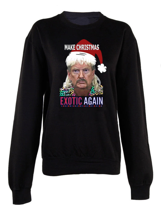 Make Christmas Exotic Again unisex Christmas jumper Sweatshirt Xmas gift