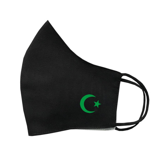 Islam Star and crescent Sign Protective Covering Washable Reusable Breathable