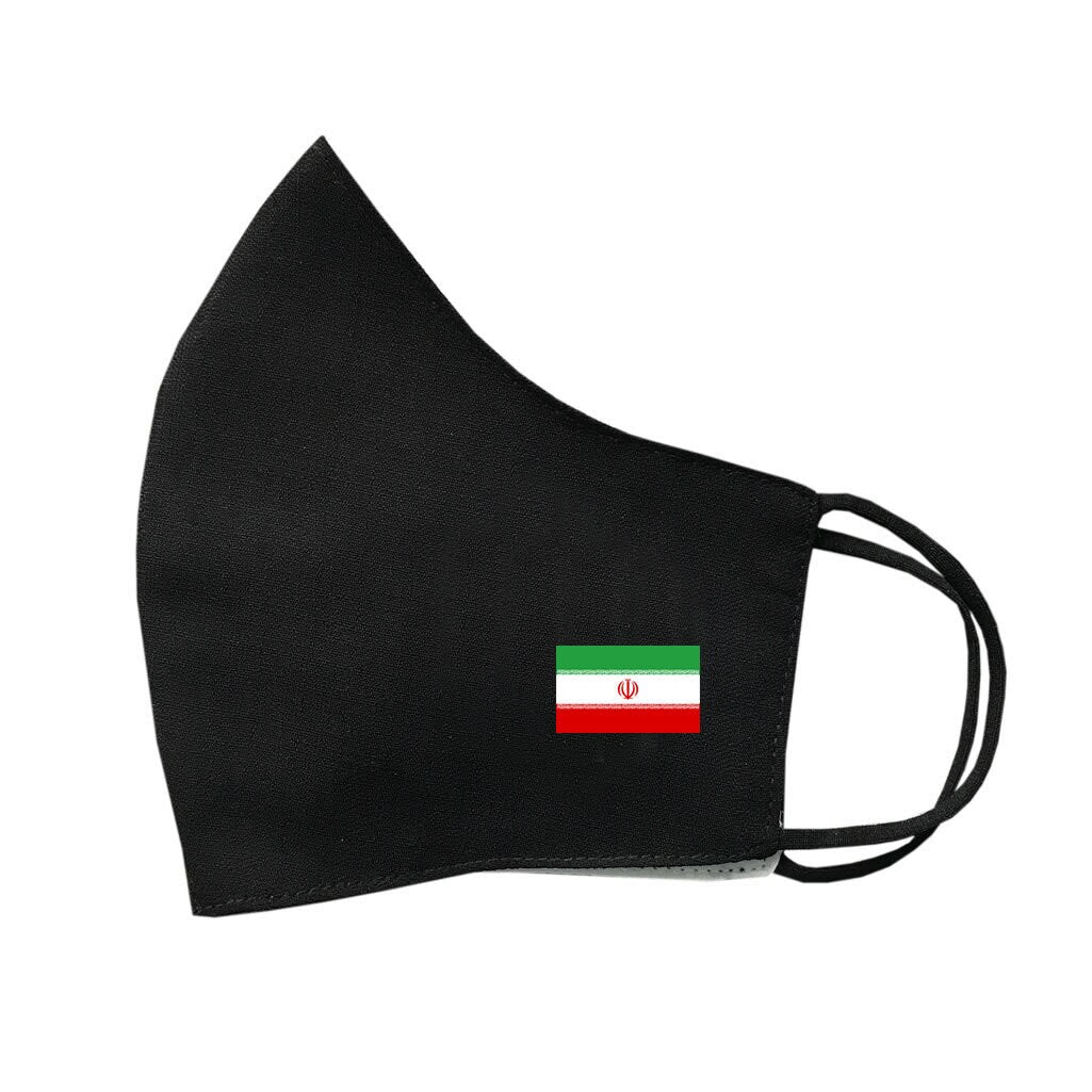Iran Flag Protective Covering Washable Reusable Breathable Iranian Flag Mask