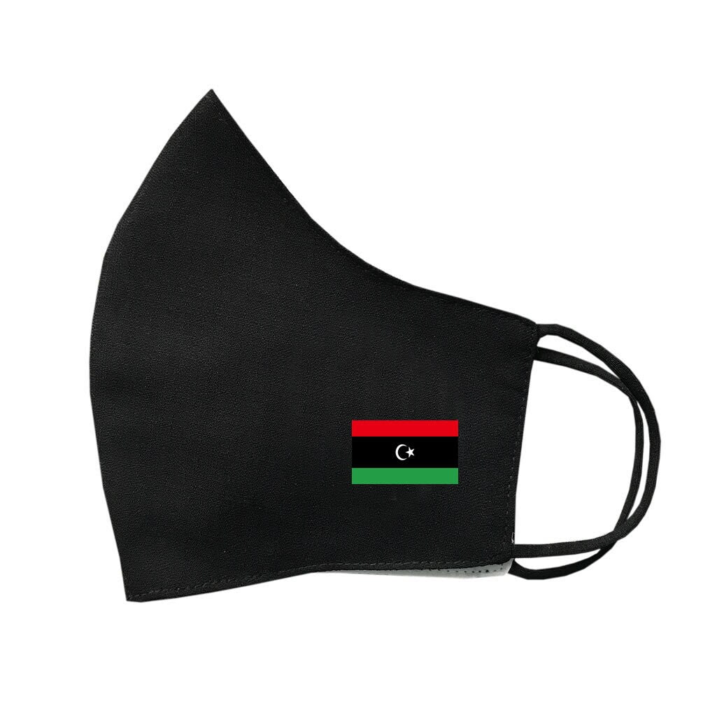 Libya Flag Protective Covering Washable Reusable Breathable Libyan Flag Mask