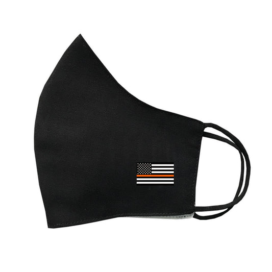 USA Thin Orange Line Flag Protective face Covering Reusable Breathable Search and rescue Mask