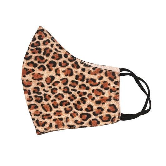 Leopard Skin Print Face Mask Protective Covering Washable Reusable Breathable