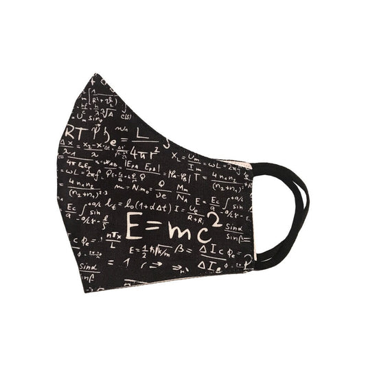 Einstein E=MC2 Equation Protective Covering Washable Reusable Breathable Maths Theory of Relativity