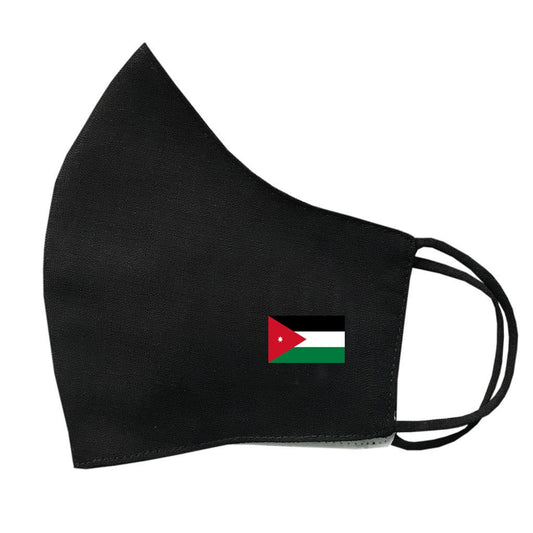 JORDAN Flag Face Mask Protective Covering Washable Reusable Jordanian Flag