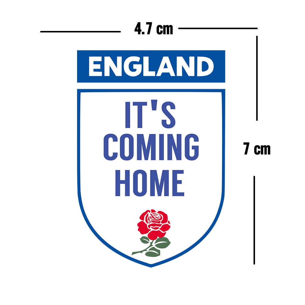 It's Coming home Temporary Tattoo Waterproof Lasts 1 week English England Team Support