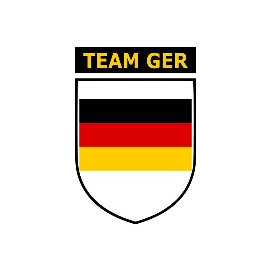 Team Germany Crest SVG png dxf eps jpg pdf file format Instant Download German team Flag