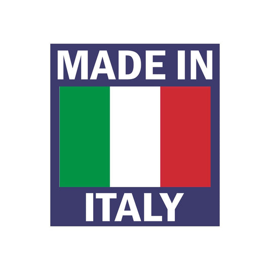 Set of 2 X Made in Italy Iron on Screen Print Transfers for Fabrics Machine Washable Italian Flag patch