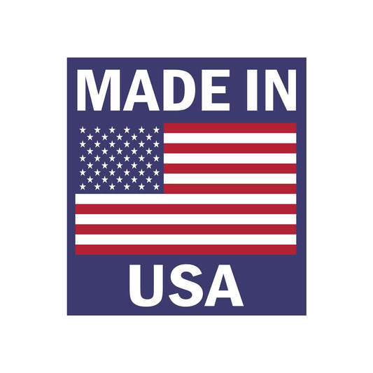 Set of 2 X Made in USA Iron on Screen Print Transfers for Fabrics Machine Washable UNITED STATES Flag patch