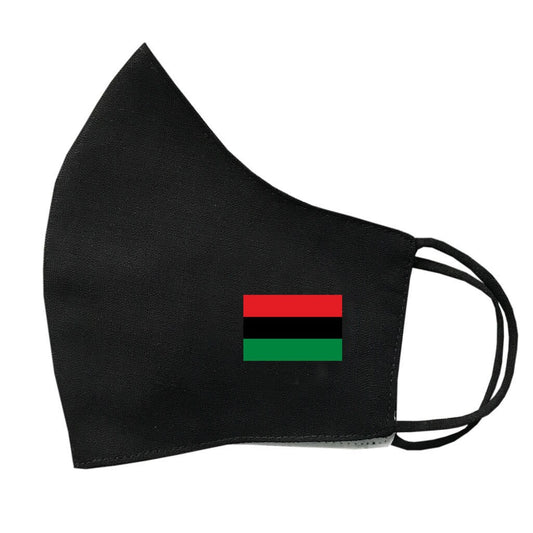 Pan African Flag Mask Protective Covering Washable Reusable Breathable Africa