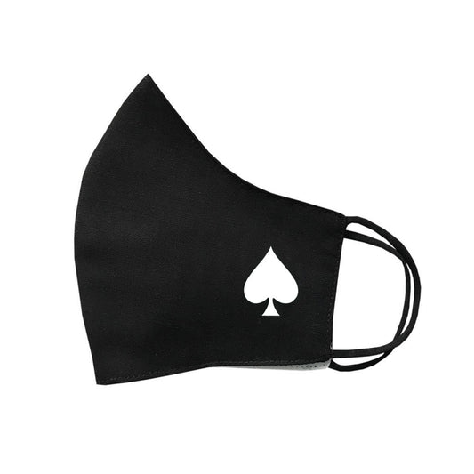 Ace of Spades Face Mask Protective Covering Washable Reusable Breathable card