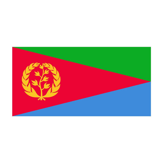 Set of 2 x Eritrea flag Iron on Transfer