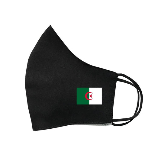 Algeria Flag Face Mask Protective Covering Washable Reusable Breathable Cover Algerian Flag