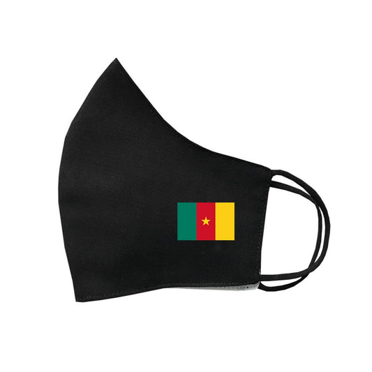 Cameroon Flag Face Mask Protective Covering Washable Reusable Breathable Cover