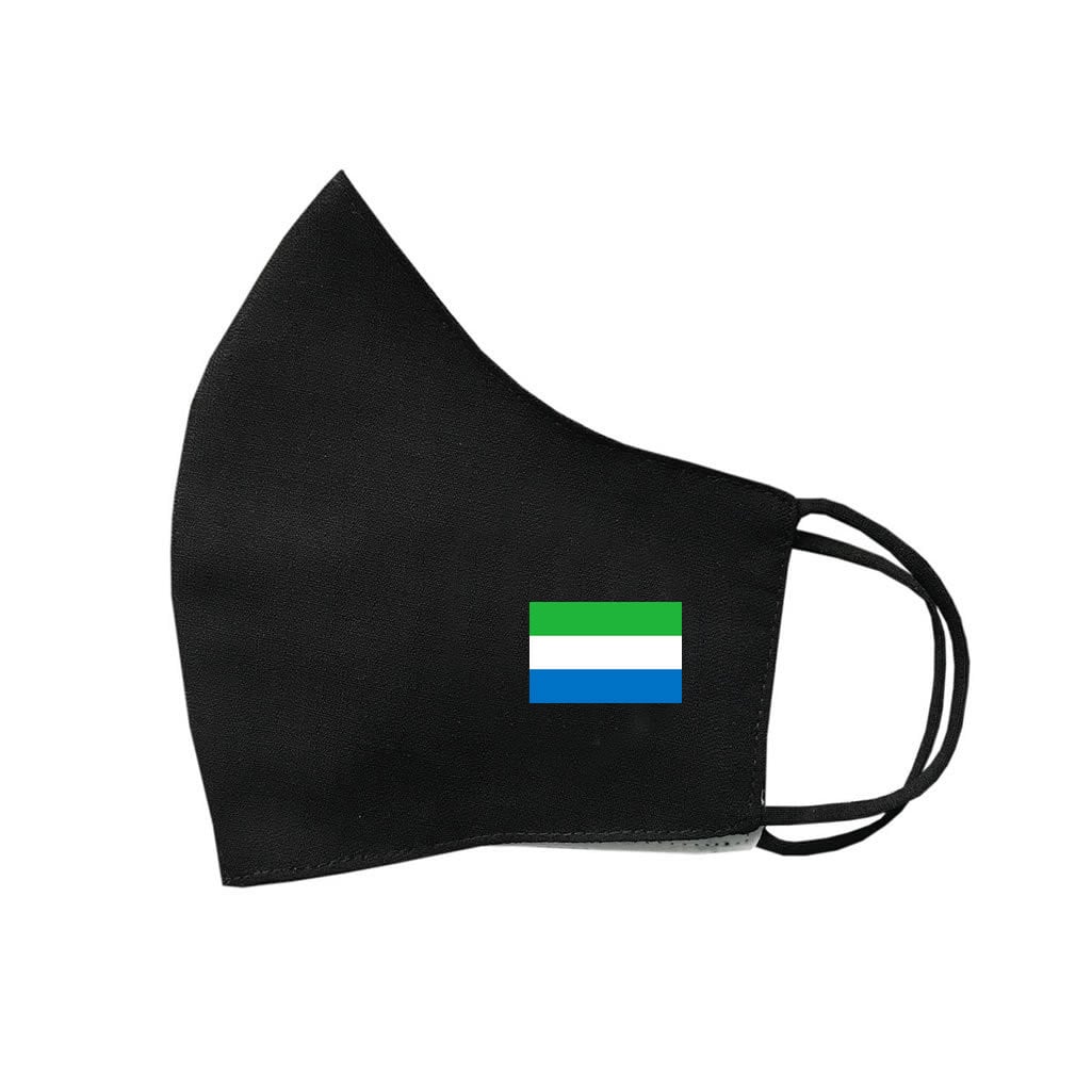 Sierra Leone Flag cotton Face Mask Protective Covering Washable Reusable Africa flag