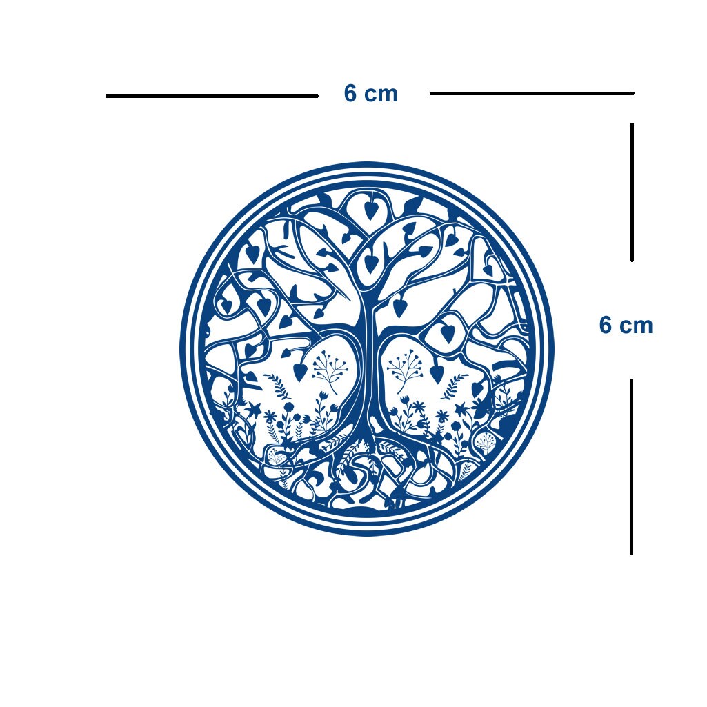 Tree of life Semi Permanent temporary Tattoo Waterproof Lasts 1 - 2 weeks