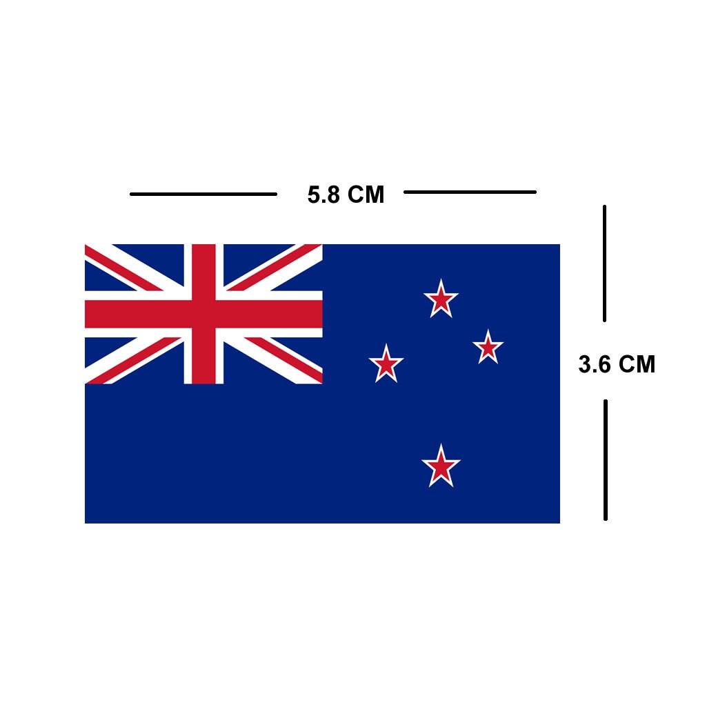 Set of 4 X New Zealand Flag Temporary Tattoo Waterproof KIWI FLAG