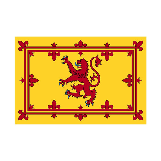 2 X Royal Banner of Scotland IRON on Screen print transfer Patch Applique Motif