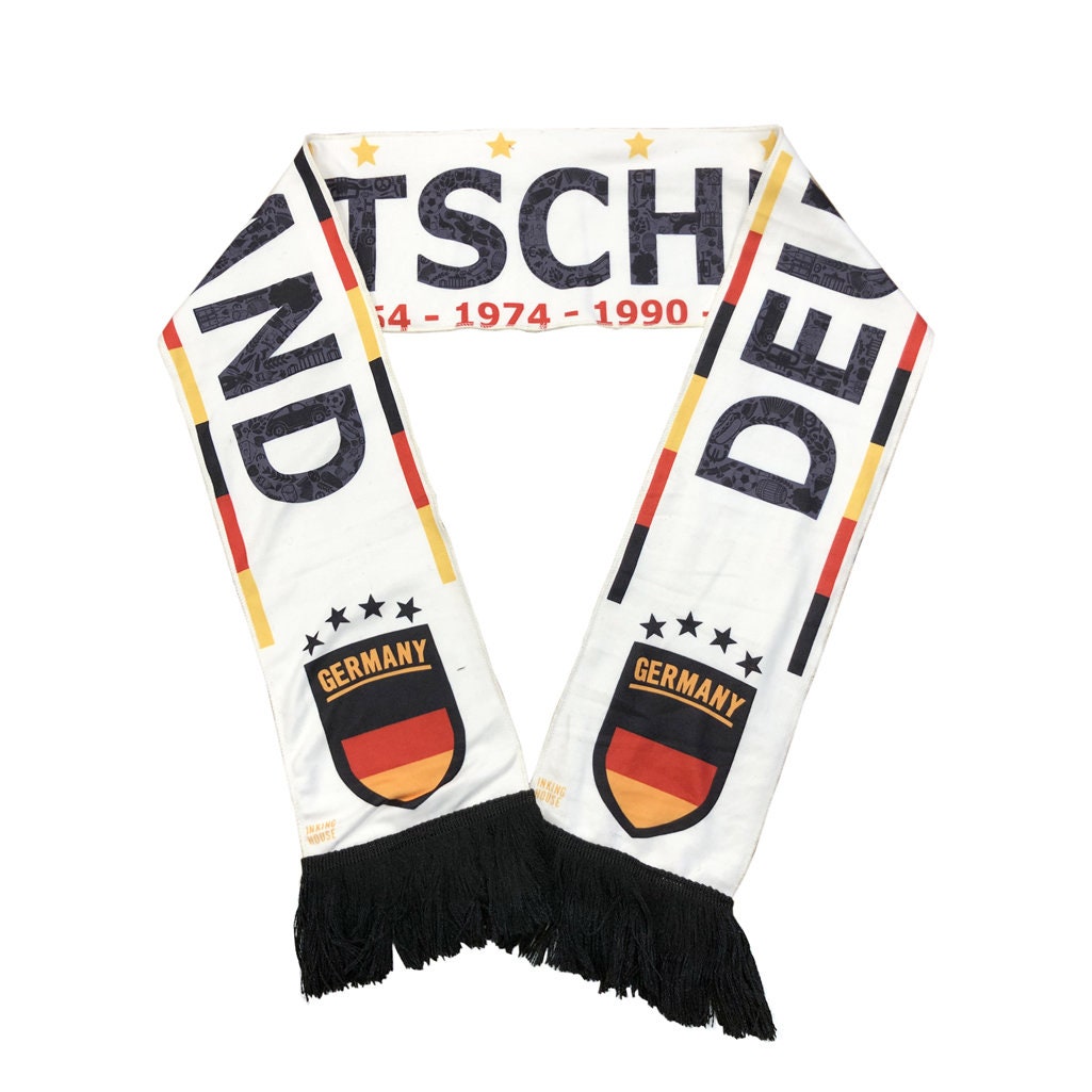 Germany National Team Supporter Scarf Football Soccer World Cup Football Scarf for Sporting Events Fans