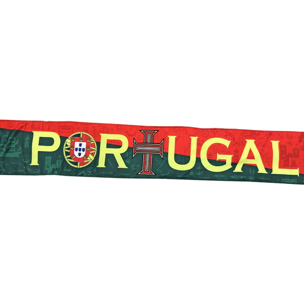 Portugal National Team Supporter Scarf Football Soccer World Cup Football Scarf for Sporting Events Fans