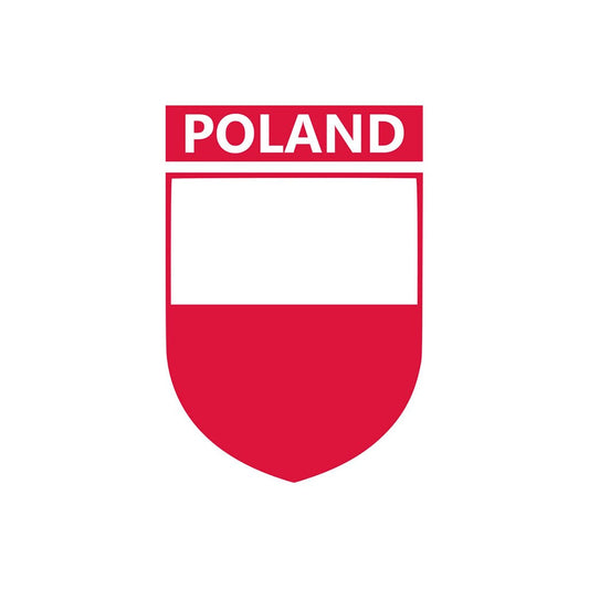 POLAND Team Crest SVG png dxf eps file format Instant Download POLISH Flag