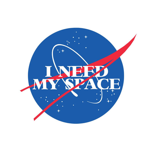 I need my space NERD Iron on Screen Print fabric heat press Machine Washable patch GEEK