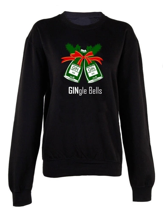 Jingle Bells unisex Christmas jumper Sweatshirt Xmas gift Gingle Bells