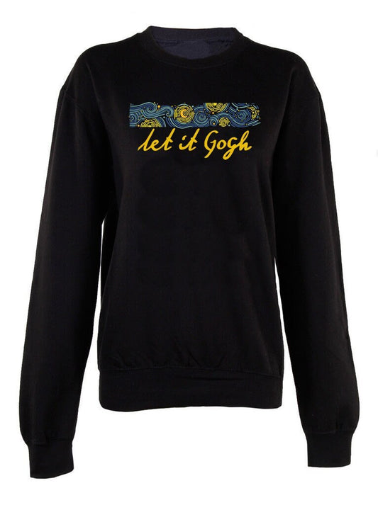 Let it Gogh Christmas unisex Christmas jumper Sweatshirt Xmas gift Let it go