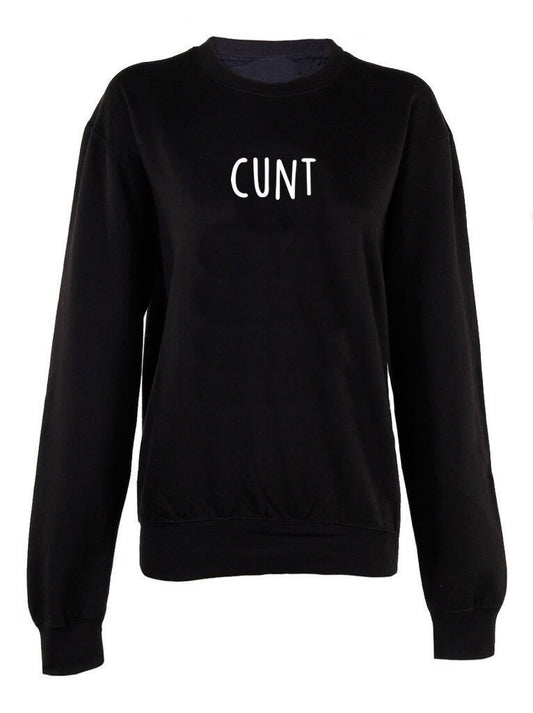 CUNT crew neck sweatshirt unisex sweater pullover Funny Christmas Jumper