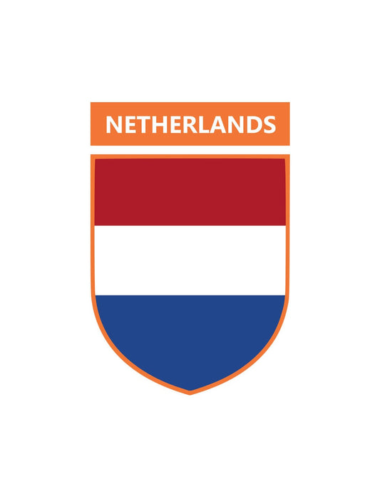 Netherlands Team Crest SVG png dxf eps file format Instant Download the Netherlands Flag