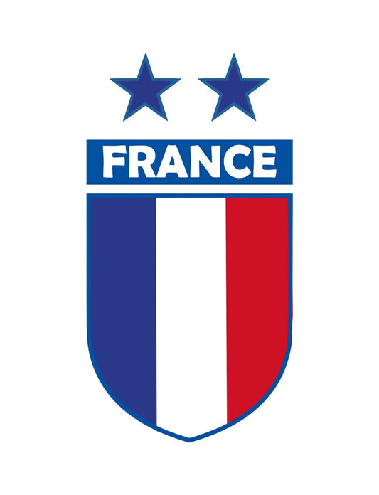 France Team Crest SVG png dxf eps file format Instant Download the French Flag