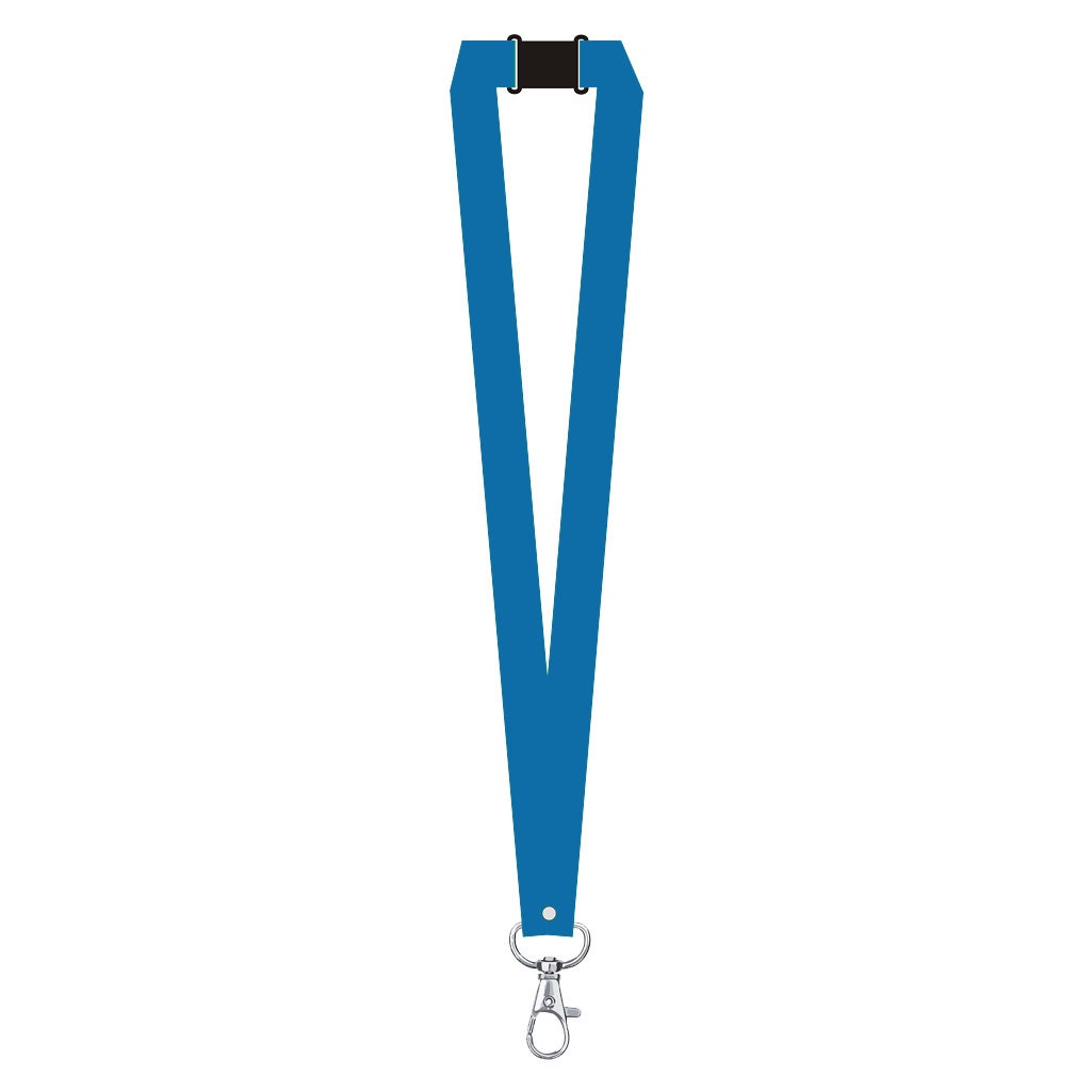 Plain Lanyard - neck strap, ID holder Safety Breakaway Clip UK Stock