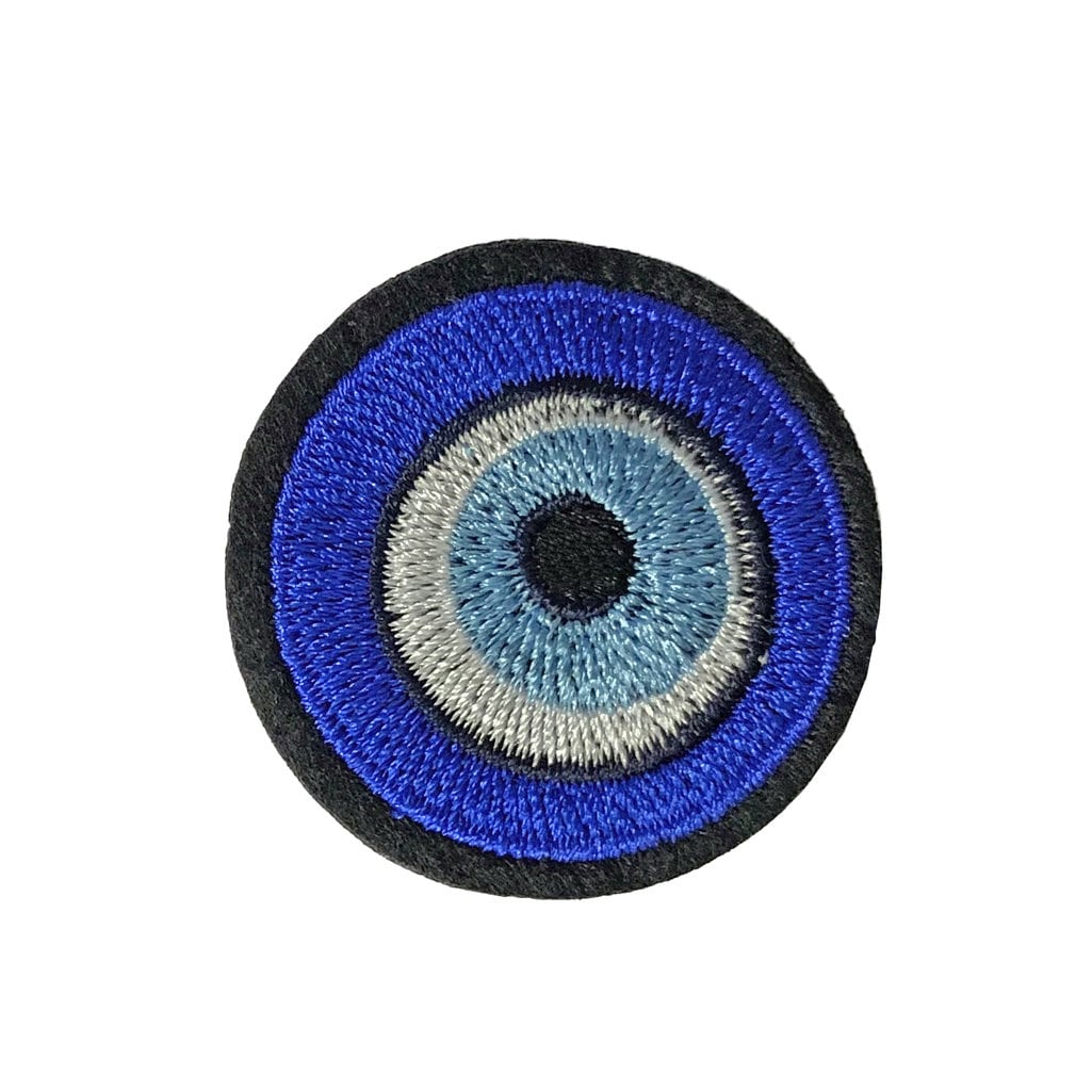 Evil Eye Embroidery Patch Iron on or Sew on Embroidered Transfer