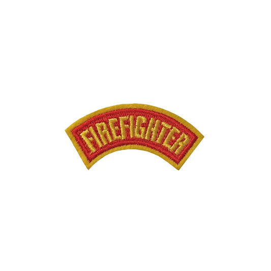 Firefighter Embroidery Patch Iron on or Sew on Embroidered Transfer fire fighter