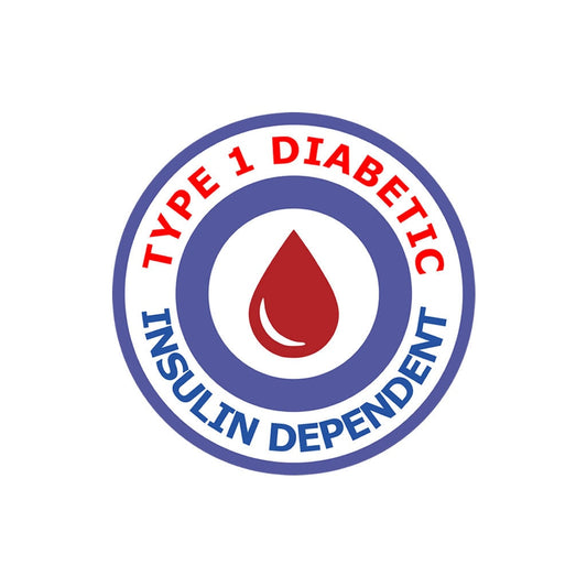 Type 1 diabetic insulin dependent Iron on Screen Print Transfers for Fabrics