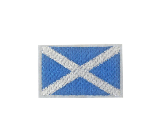 Scotland Flag Embroidery Patch Iron on or Sew on Embroidered patch Scottish Flag