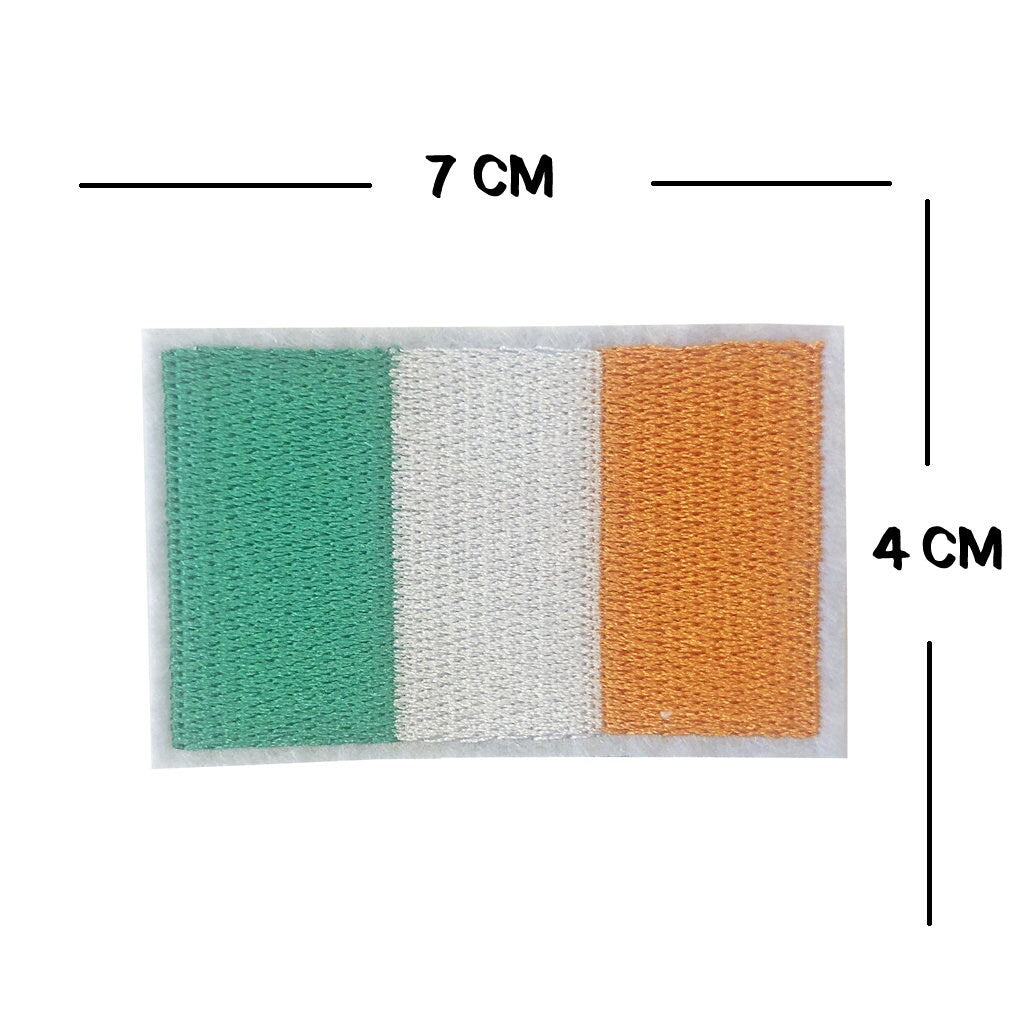 Ireland Flag Embroidery Patch Iron on or Sew on Lucky Irish St patrick's Day Eire