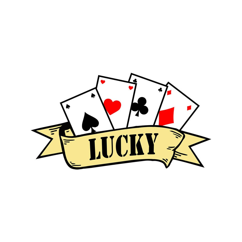 Lucky Iron on Transfer for fabric Card suits ace of spades patch