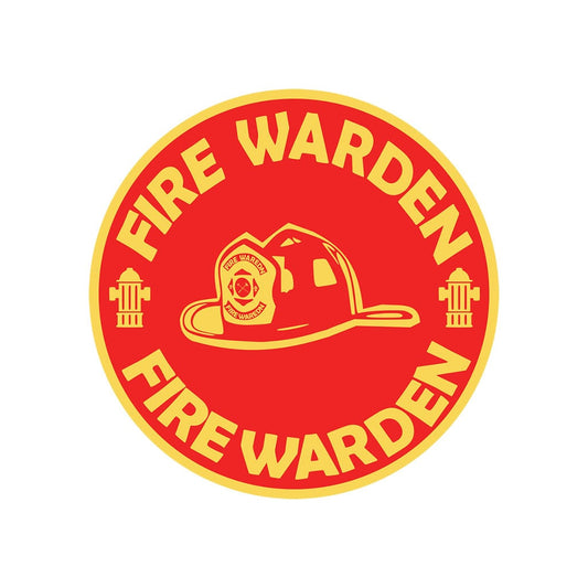 Fire Warden Iron on Screen Print Transfers for Fabrics Fire fighter first