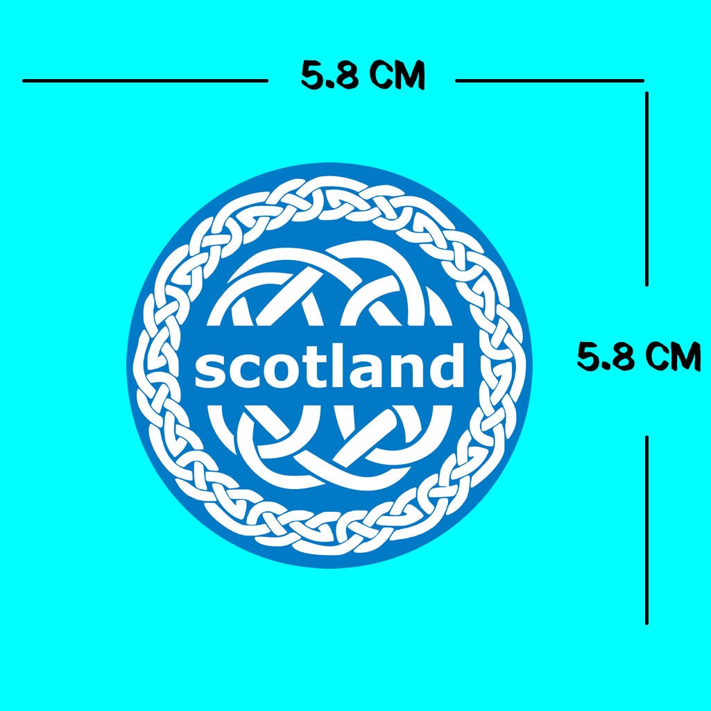 Scotland Crest Iron on Screen Print transfer for fabrics Scottish Celtic Tribal patch