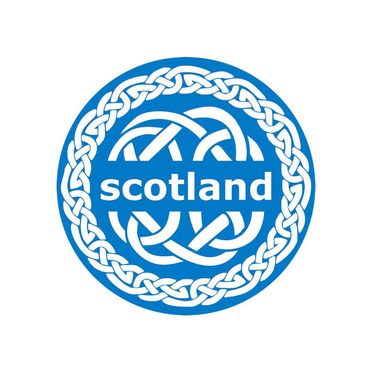 Scotland Crest Iron on Screen Print transfer for fabrics Scottish Celtic Tribal patch